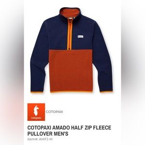 Cotopaxi Half Zip Mens Pullover - Size XL